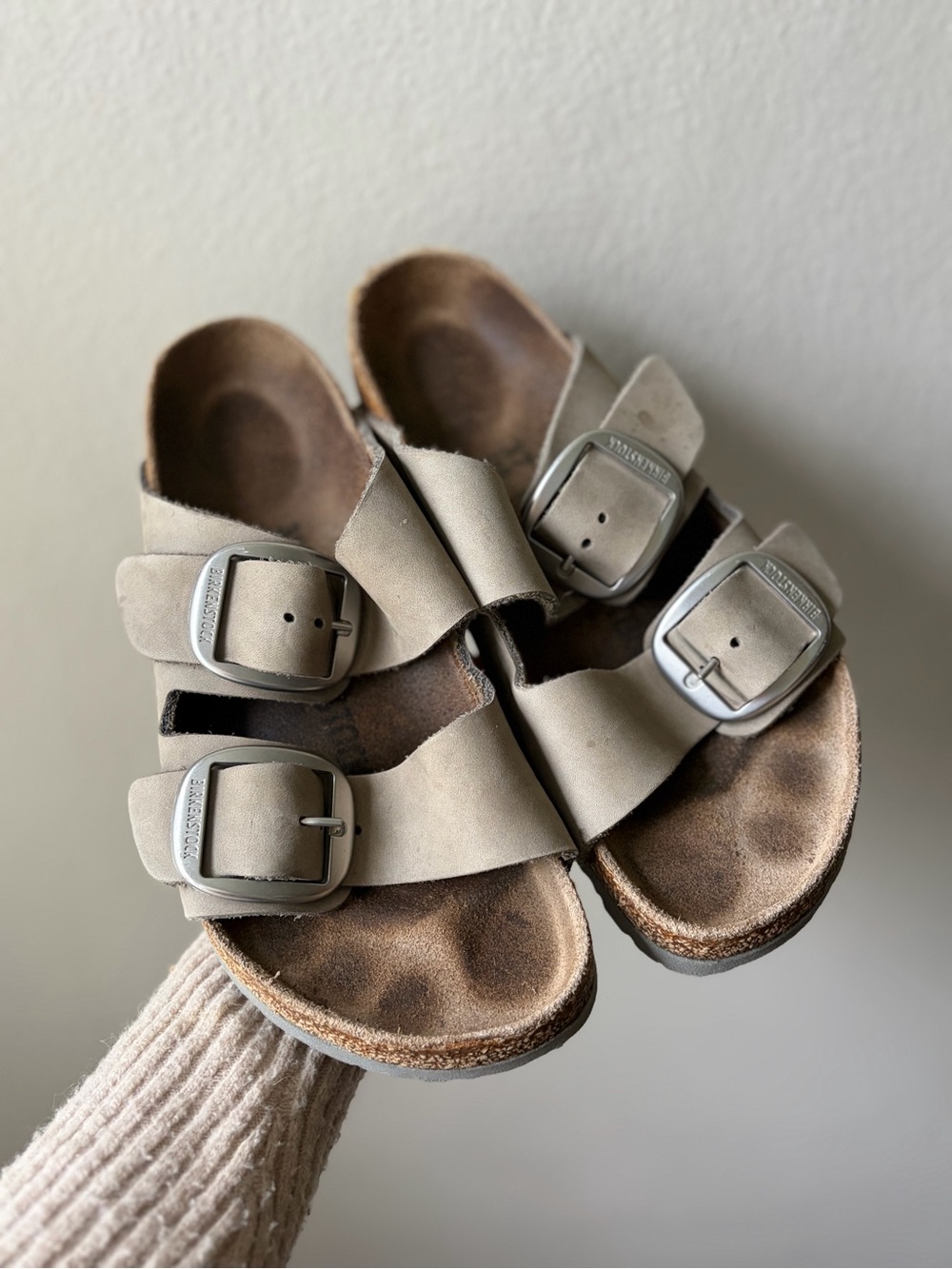 Birkenstock Arizona Big Buckle Sandals - Dove Gray - Picture 2 of 8